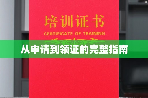 琅琊从申请到领证的完整指南
